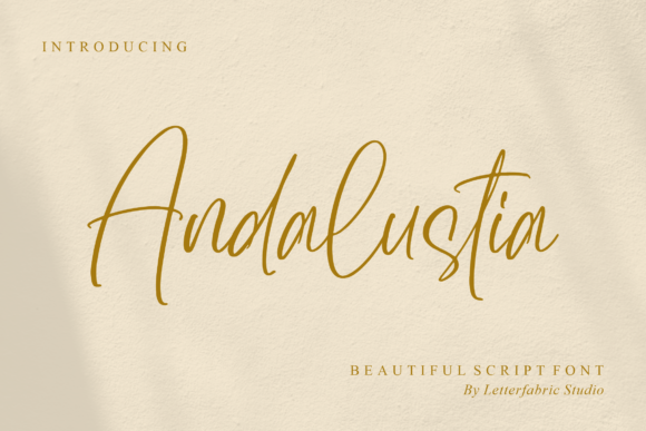 Andalustia: A Magical Script Font for Business