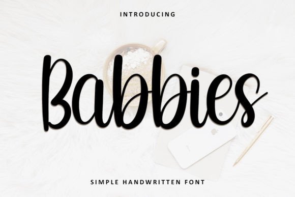 Babbies: A Stylish Handwritten Font