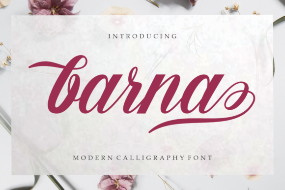 Barna: A Modern Calligraphy Font