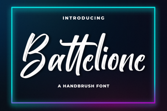 Battelione: A Magical Script Font