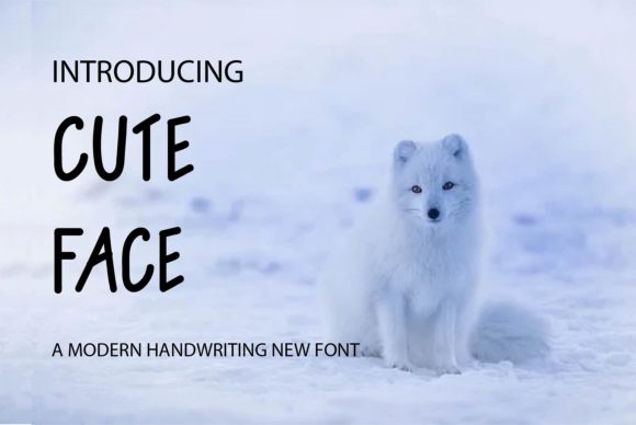 Cute Face Font for Business Branding