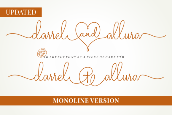 Darrel Allura Monoline: A Script Font for Elegant Branding