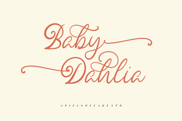 Discover Baby Dahlia, a Magical Script Font