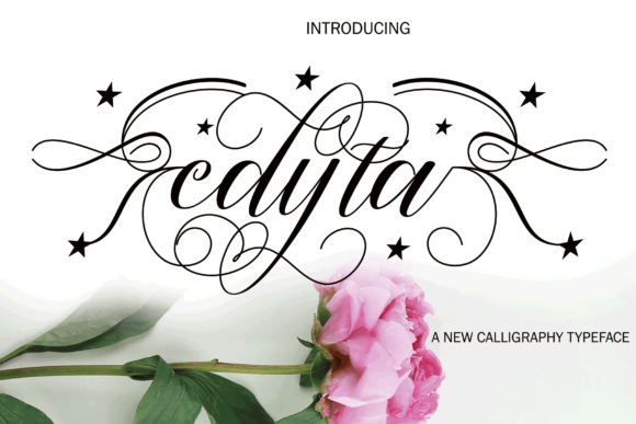 Edyta: A Elegant Calligraphy Font for Web Design