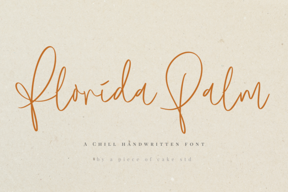 Florida Palm Font for Creative Makers