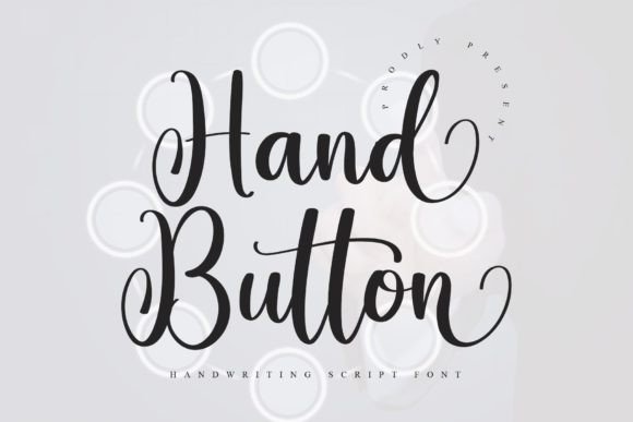 Hand Button: A Script Font for Elegant Design