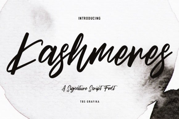 Kashmeres: A Magical Script Font