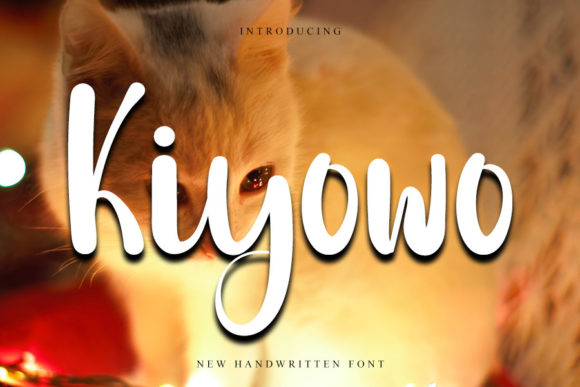 Kiyowo: A Stylish Handwritten Font