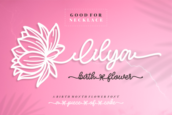 Lilya Birth Flower: A Vintage Script for Creative Projects