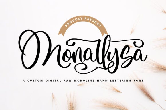 Monallysa: A Beautiful Script Font