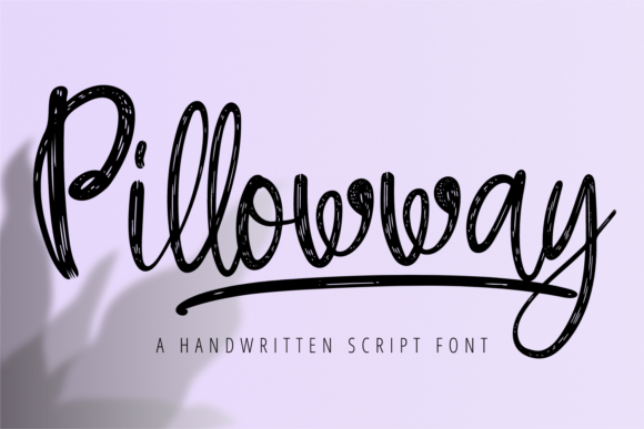 Pillowway: A Relaxed Handwritten Font