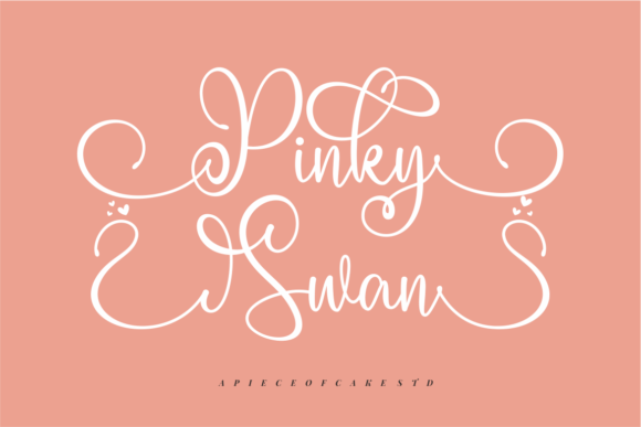 Pinky Swan: A Magical Script Font