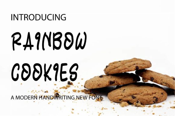 Rainbow Cookies Font for Business