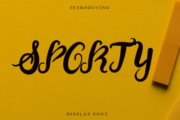 Saporty: A Stylish Script Font for Crafters