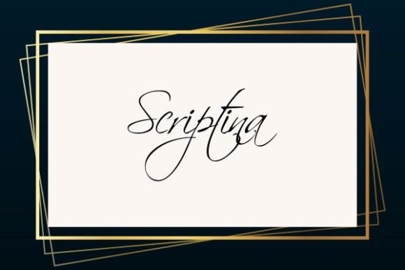 Scriptina: A Handwritten Font for Creative Makers