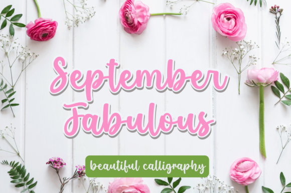 September Fabulous Font Review