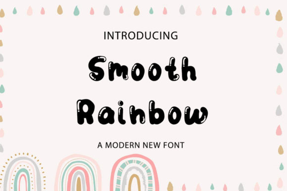 Smooth Rainbow Font for Business