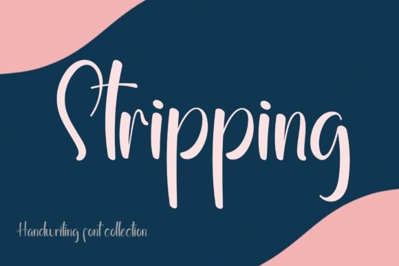 Stripping: A Magical Handwritten Font