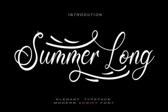 Summer Long: A Script Font for Elegant Design