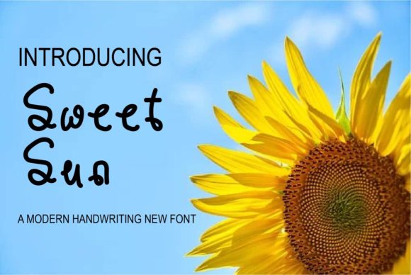 Sweet Sun: A Handwritten Font for Web Design