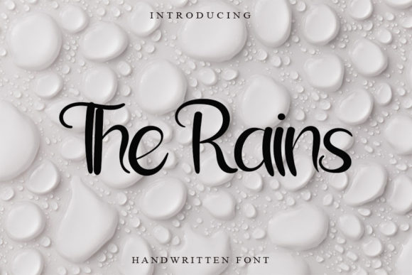 The Rains: A Font for Polished Branding