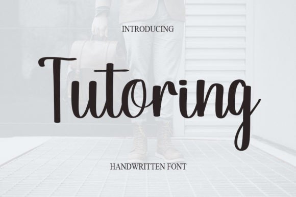 Tutoring: A Handwritten Font for Creative Makers