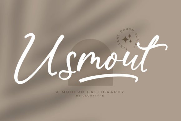 Usmout: A Modern Calligraphy Font