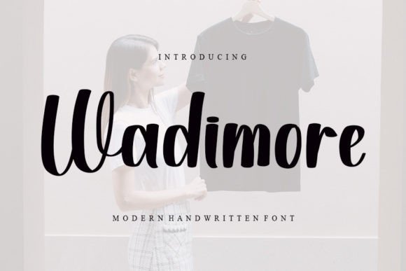 Wadimore: A Cool Handwritten Font